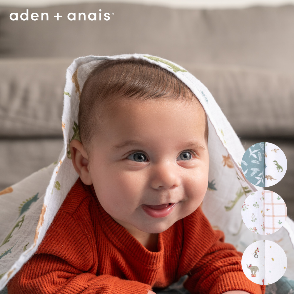 【Aden & Anais】經典多功能包巾2入