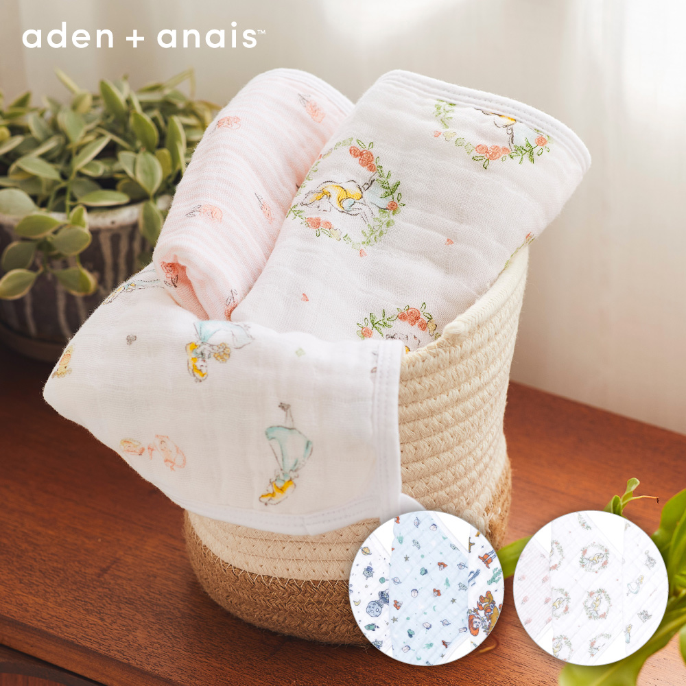 【Aden & Anais】迪士尼經典方巾3入