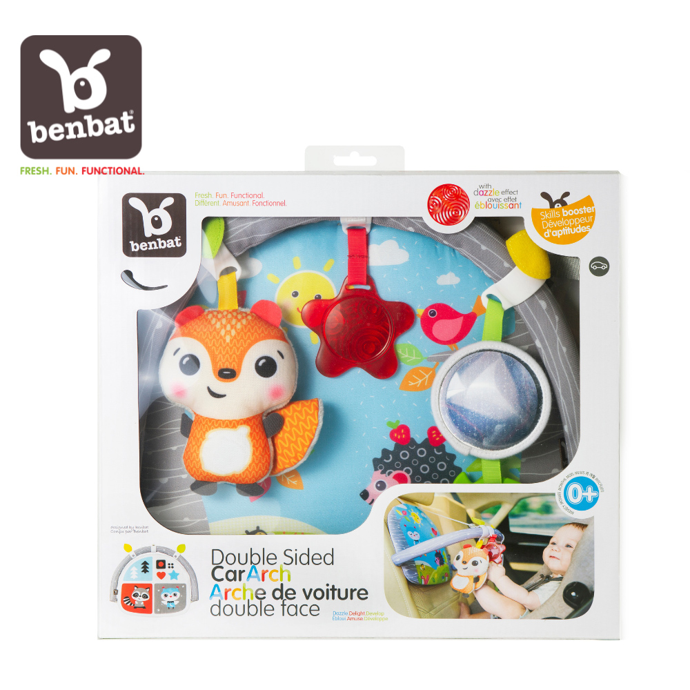 【Benbat】汽座玩具架-快樂狐狸