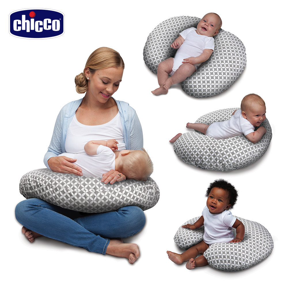 chicco-Boppy純棉多功能授乳枕-多色