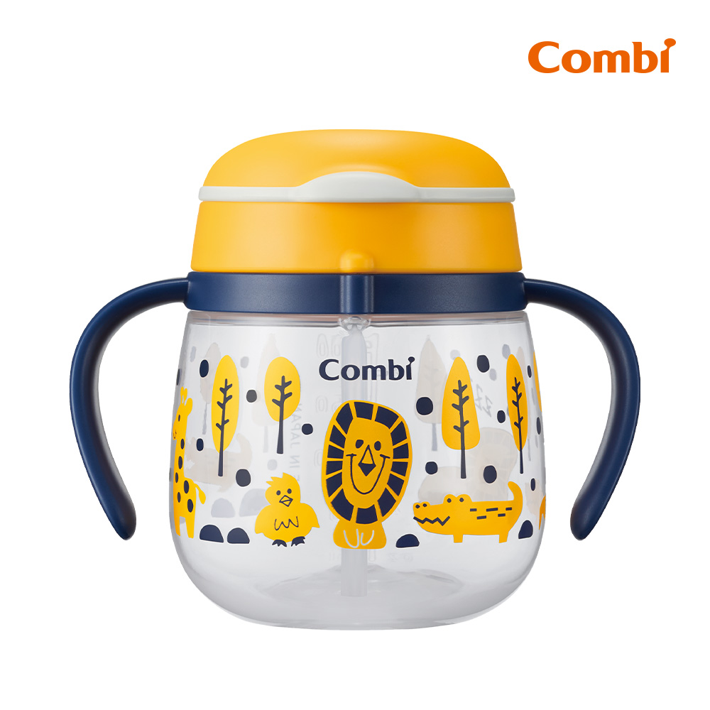 Combi LakuMug樂可杯第三階段吸管杯240ml-快樂森林