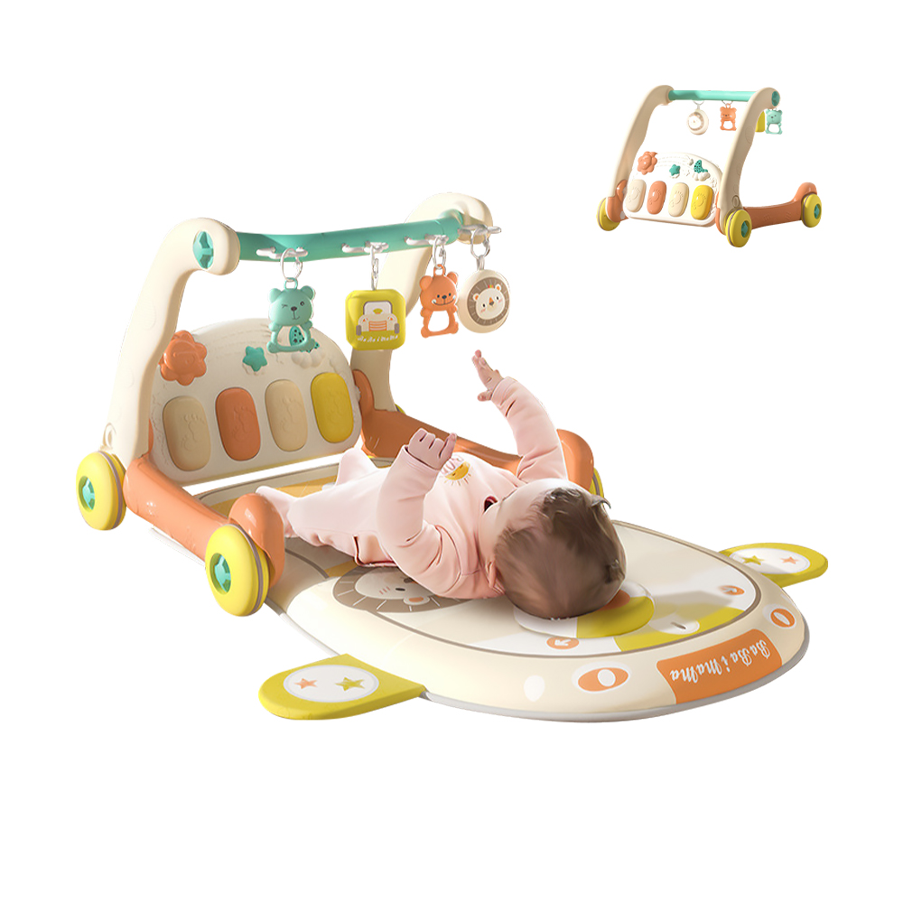 【Mesenfants】寶寶健身架 嬰兒健力架 踢踢琴 腳踏鋼琴音樂毯 遊戲墊 寶寶玩具地毯
