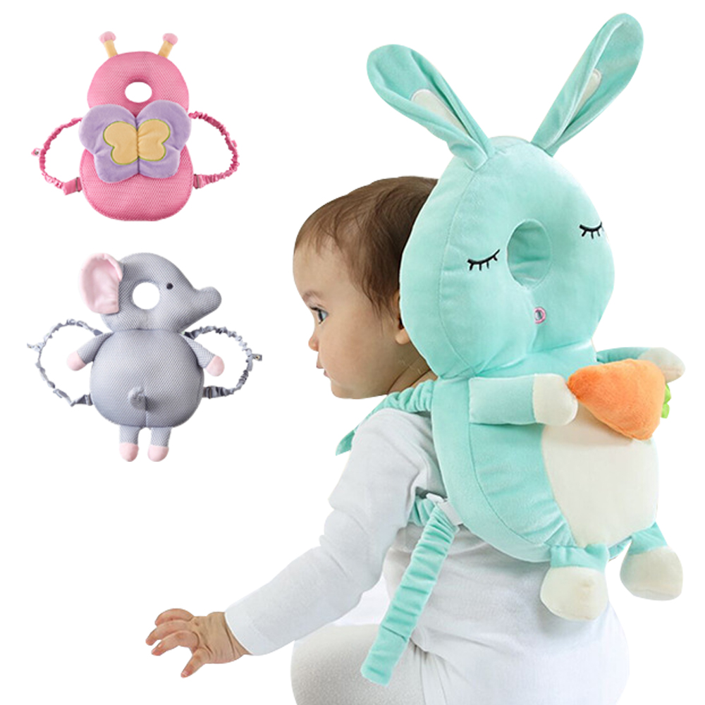 【Mesenfants】寶寶學步防摔枕 夏款透氣頭部防撞保護墊