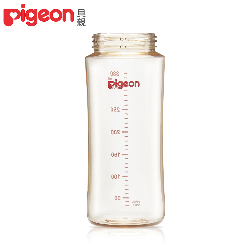 日本《Pigeon 貝親》第三代寬口PPSU奶瓶330ml空瓶