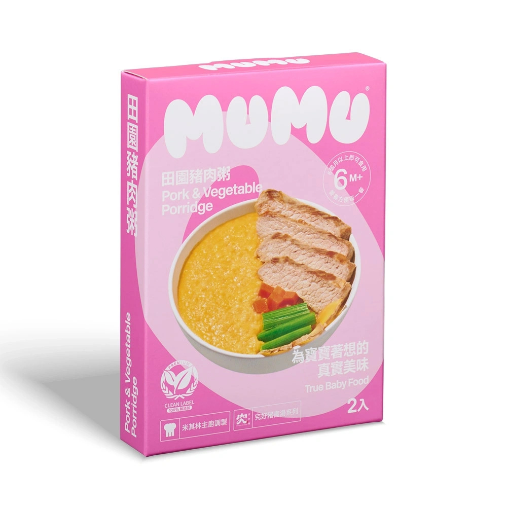 【MUMU】田園豬肉粥150gx2包/盒