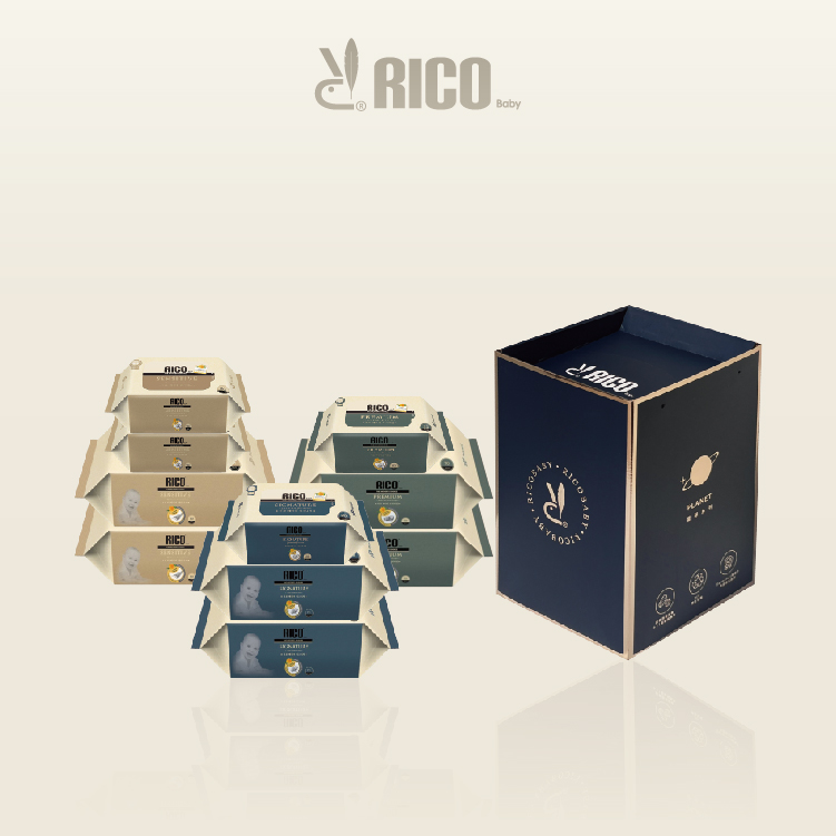 韓國 RICObaby 金盞花有機天然特厚濕紙巾禮盒組【公司指寄】