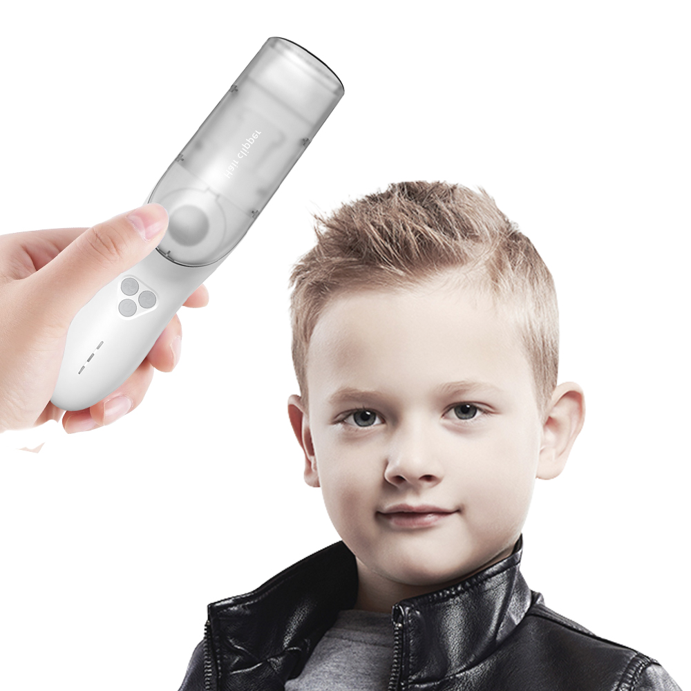 【Mesenfants】自動吸髮理髮器 兒童理髮器 寶寶剃頭 電動剪髮器 陶瓷理髮器