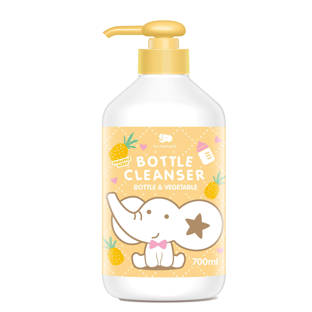 麗嬰房 奶瓶蔬果酵素洗潔液罐裝700ml-鳳梨