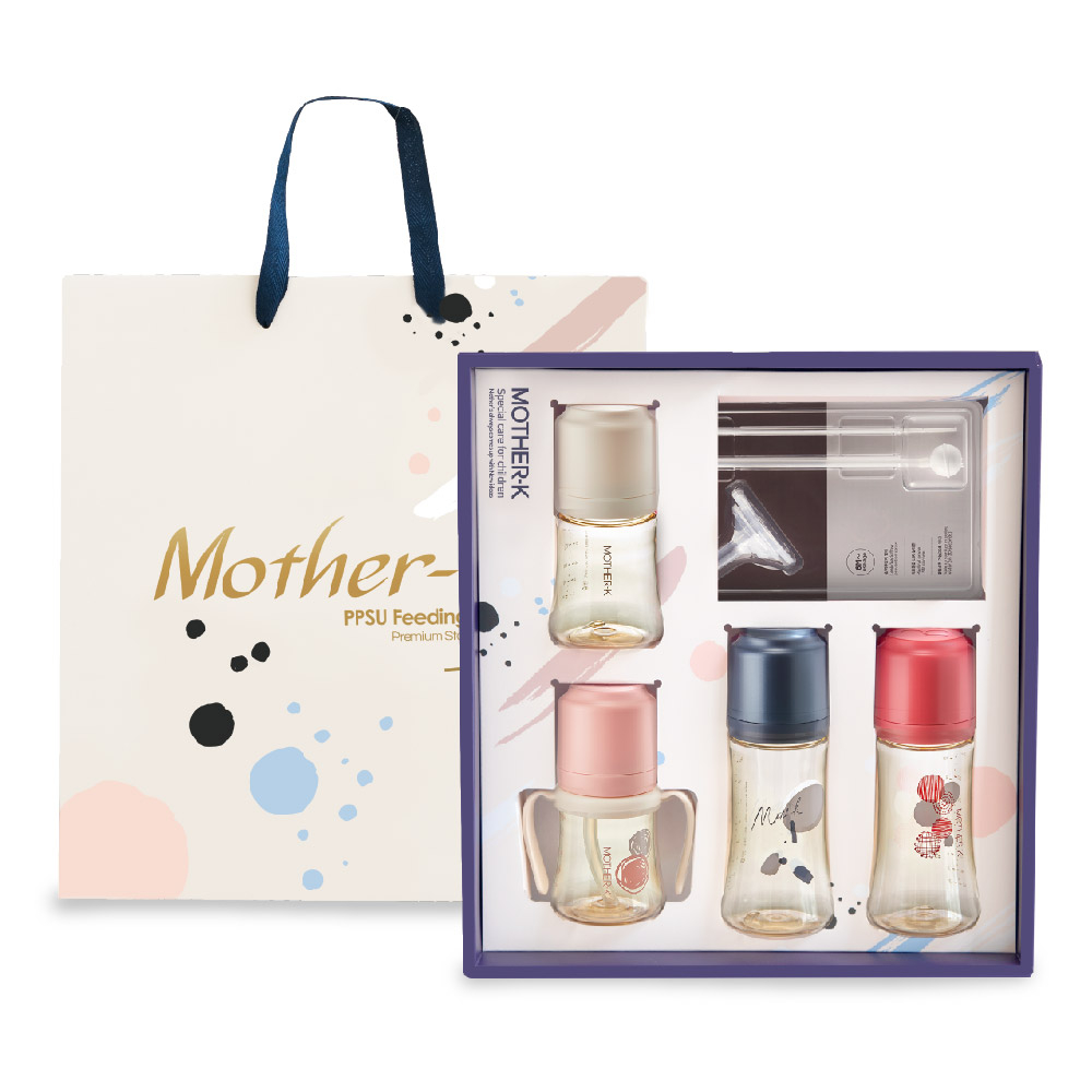 韓國 MOTHER-K 頂級PPSU奶瓶禮盒