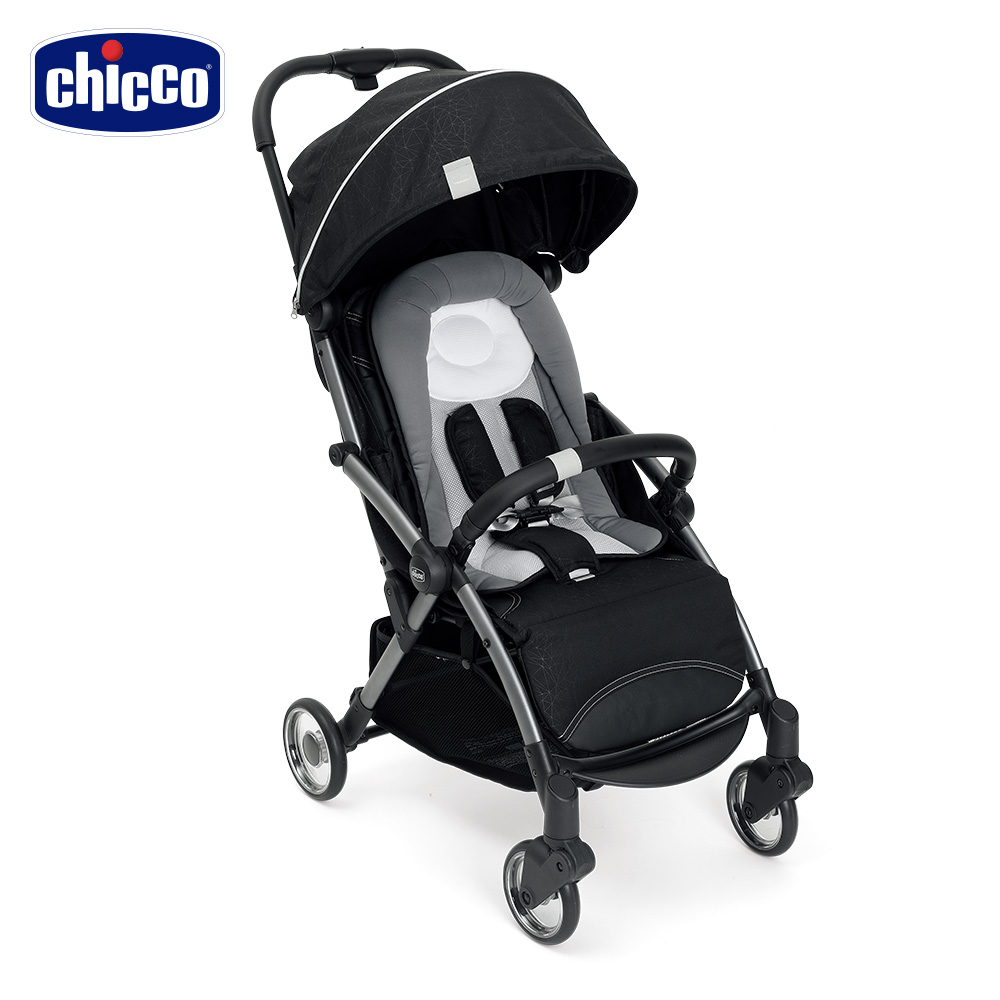 【chicco】Goody Pro魔術瞬收手推車-魅惑黑