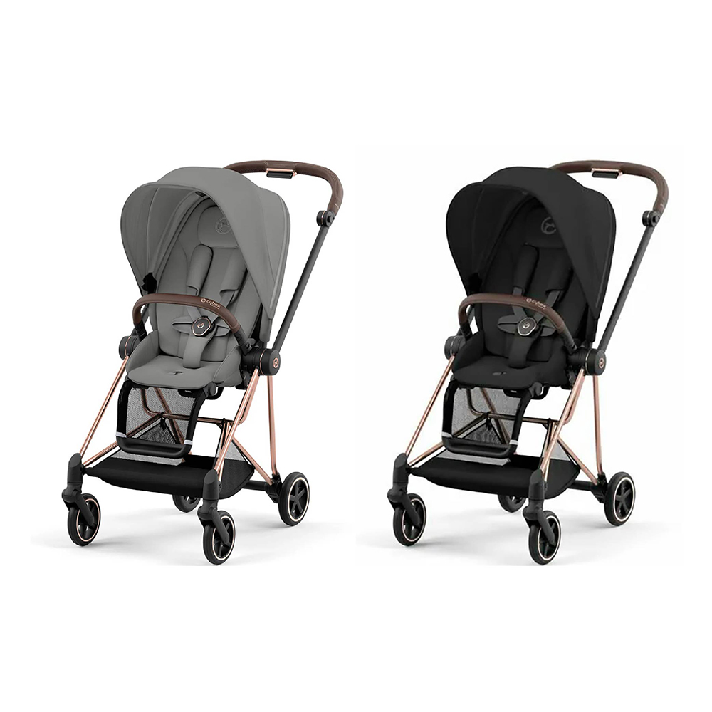 德國 Cybex Mios 頂級都會型嬰兒推車-玫瑰金管