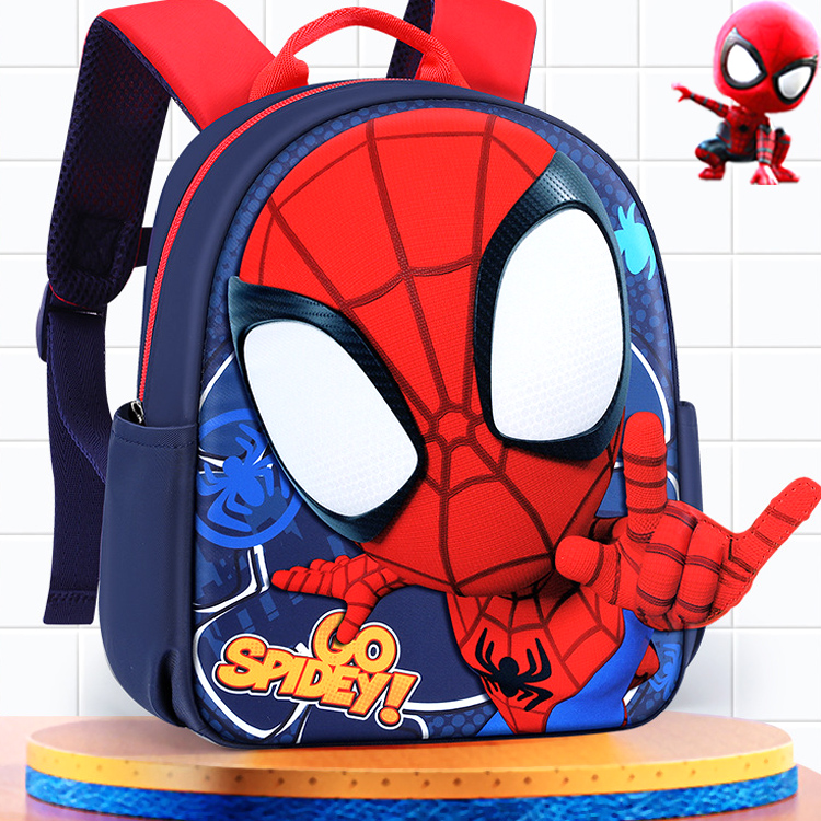 漫威英雄蜘蛛人兒童後背包包雙肩背包 891038(復仇者聯盟 禮物 平輸品)【小品館】
