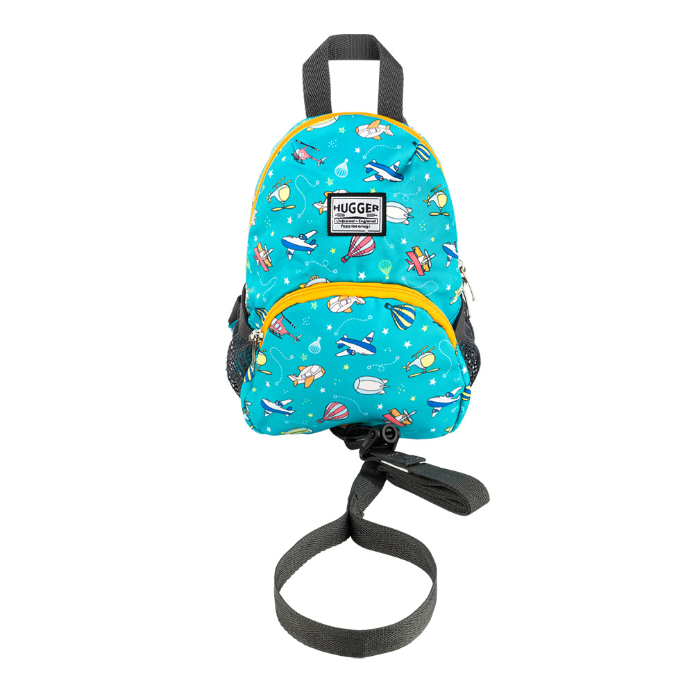 英國【Hugger】幼童防走失揹包 - 飛行工具 (附可拆牽繩)