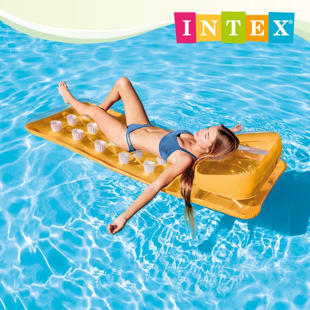 【INTEX】18洞充氣沙灘睡墊/時尚浮排(188*71cm) 適用12歲+(58890)-3色可選