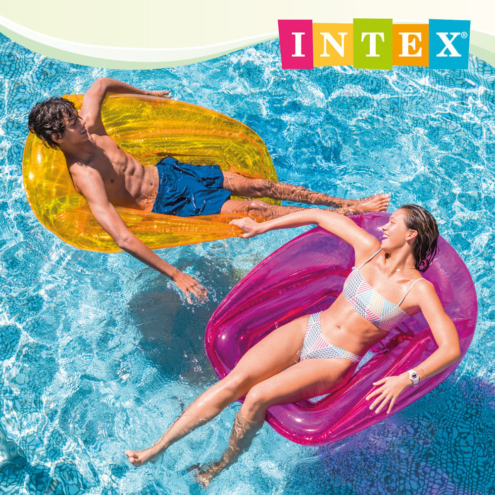 【INTEX】時尚充氣水上躺椅-適用12歲+ (56802)-3色可選