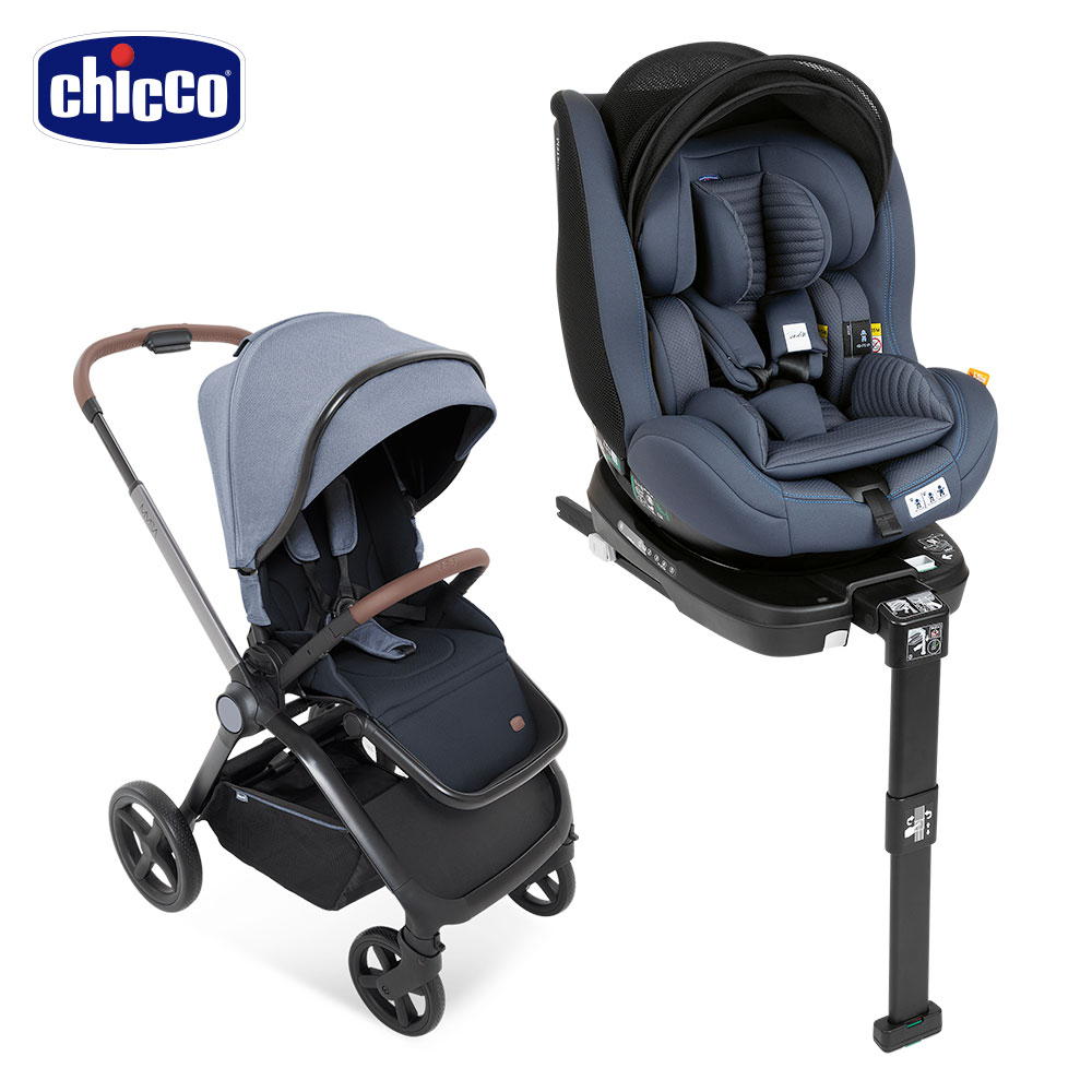 chicco-Mysa時尚手推車+Seat3Fit Isofix安全汽座Air版