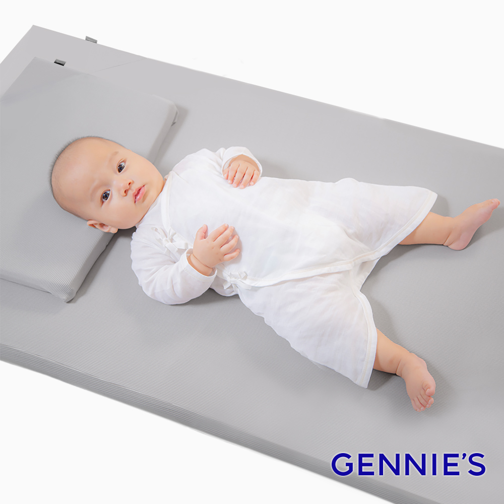 Gennies奇妮 智能恆溫抗菌嬰兒床墊(咖啡紗GX09)