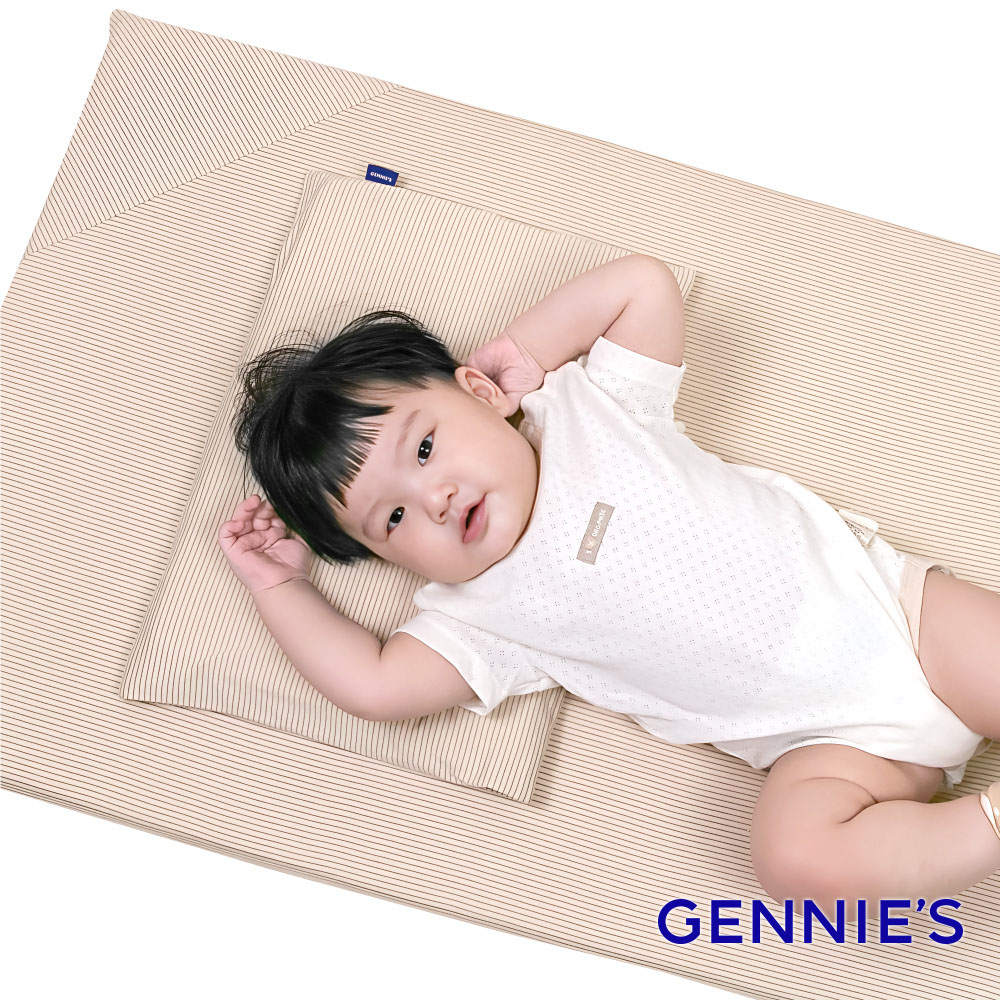 Gennies奇妮 機能恆溫抗菌嬰兒床墊(卡布奇諾GX09)