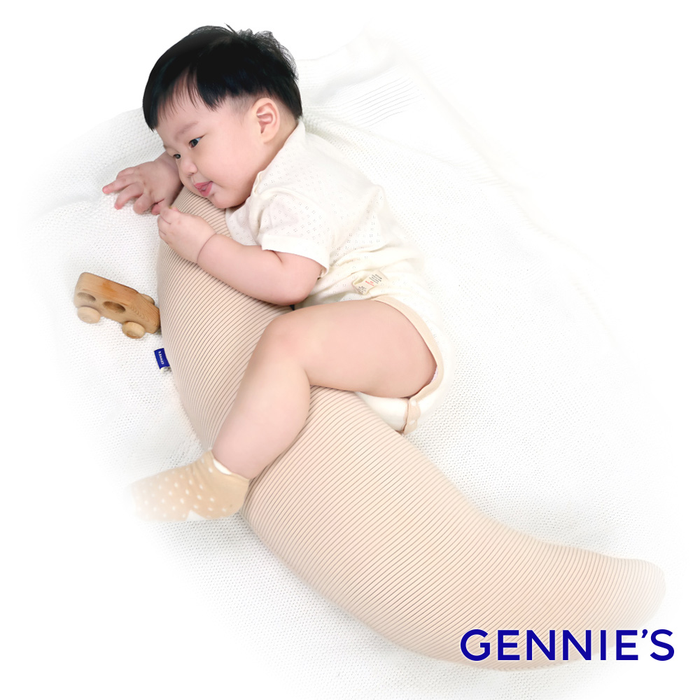 Gennies奇妮 寶寶抗菌安撫枕(卡布奇諾GX14)