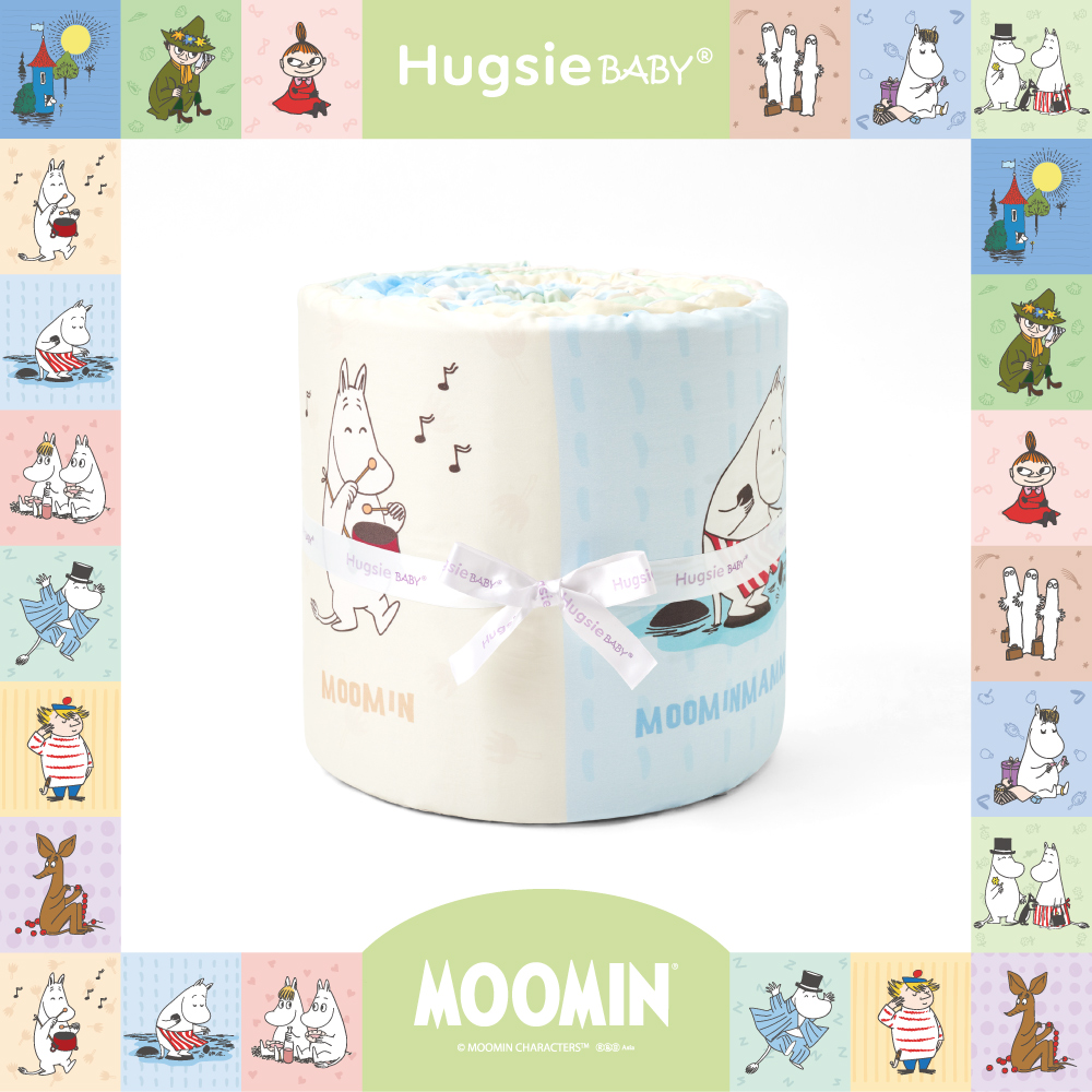 HugsieBABY 防撞嬰兒床圍-姆明家族系列(300公分)