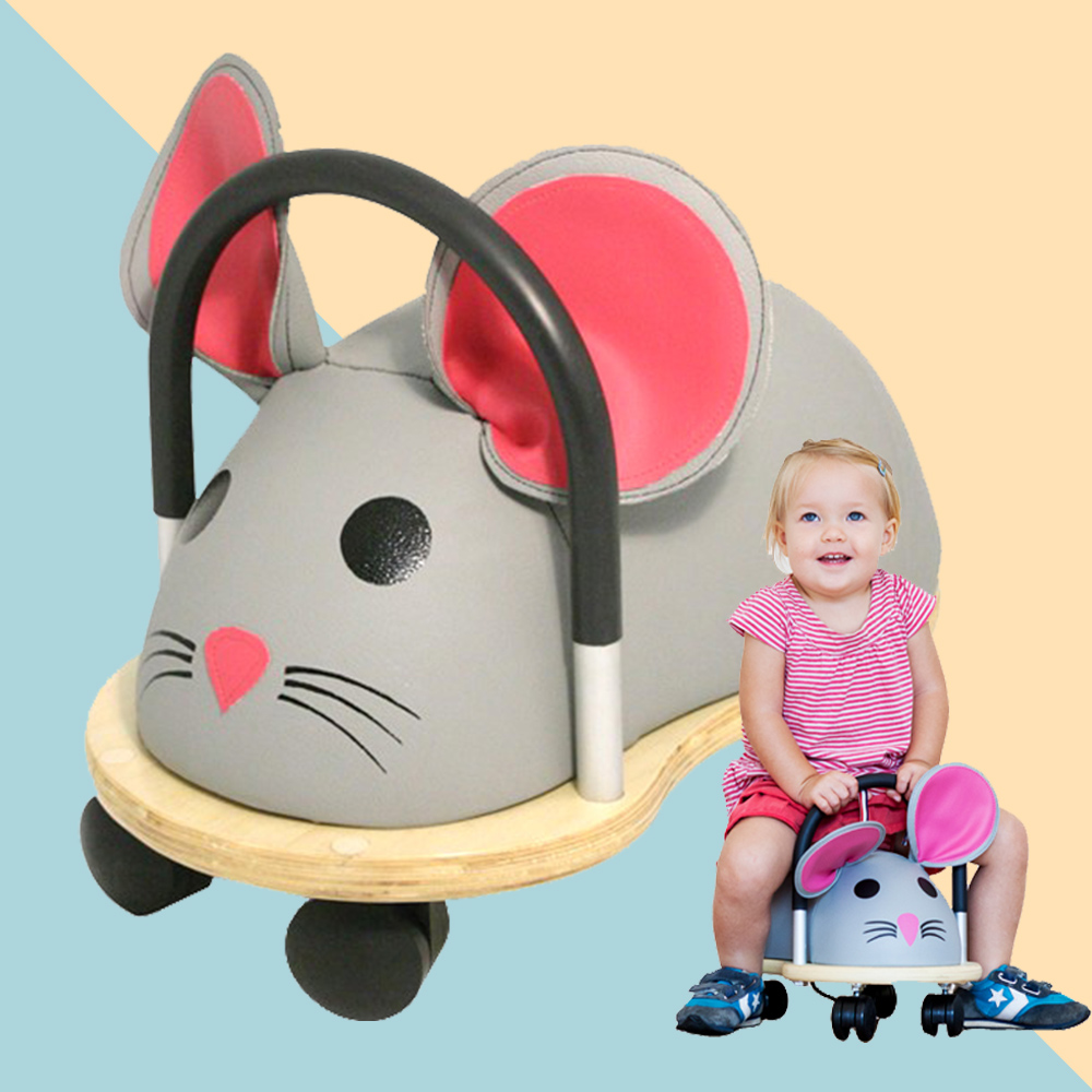 【Wheely Bug】扭扭滑輪車-小灰鼠 簡易包裝