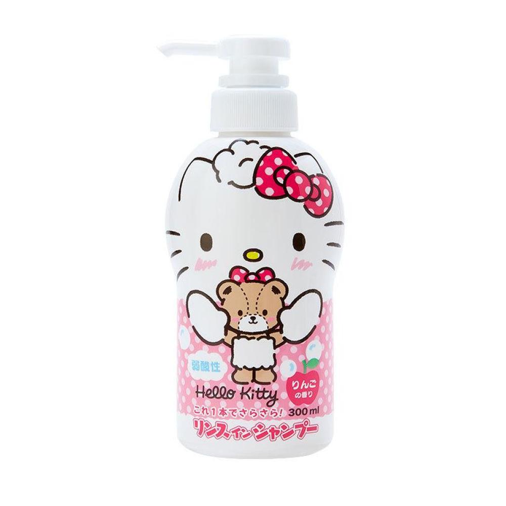 凱蒂貓 Hello Kitty 洗髮精(含潤絲成分/300ML/蘋果香) 日本製(4286)