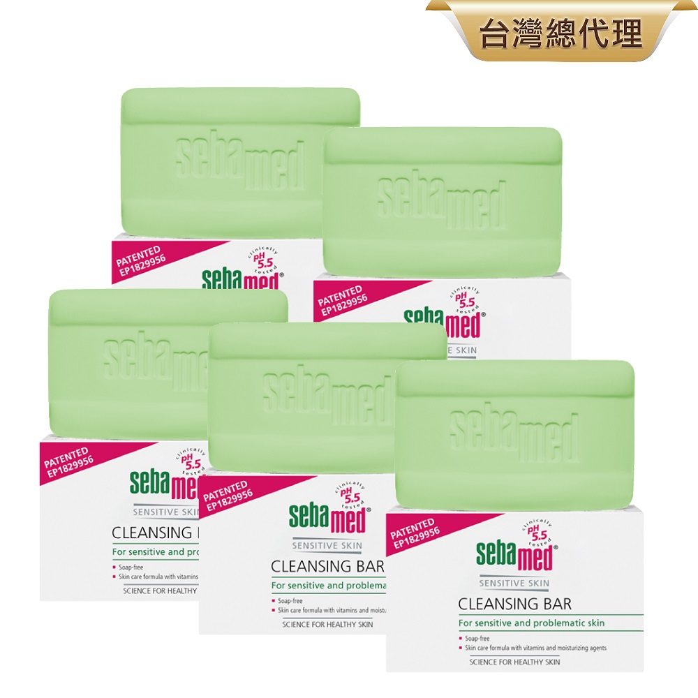 施巴 sebamed (潔膚皂150g / 橄欖潔膚皂150g / 痘淨潔面皂100g) (任選5入)