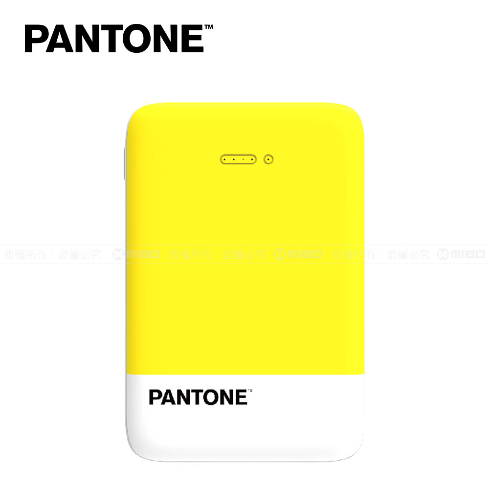 PANTONE™ 無線充 雙用行動電源 5000mAh 繽紛黃