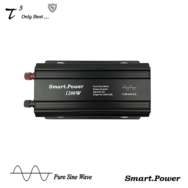 Smart.Power DC12V to 110V 1200W 純正弦波 汽車電源轉換器