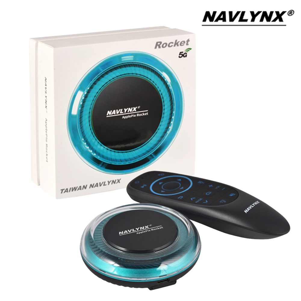 NAVLYNX 安卓機13 ApplePie Rocket 5G高速HDMI輸出雙屏異顯CarPlay Ai Box +遙控器