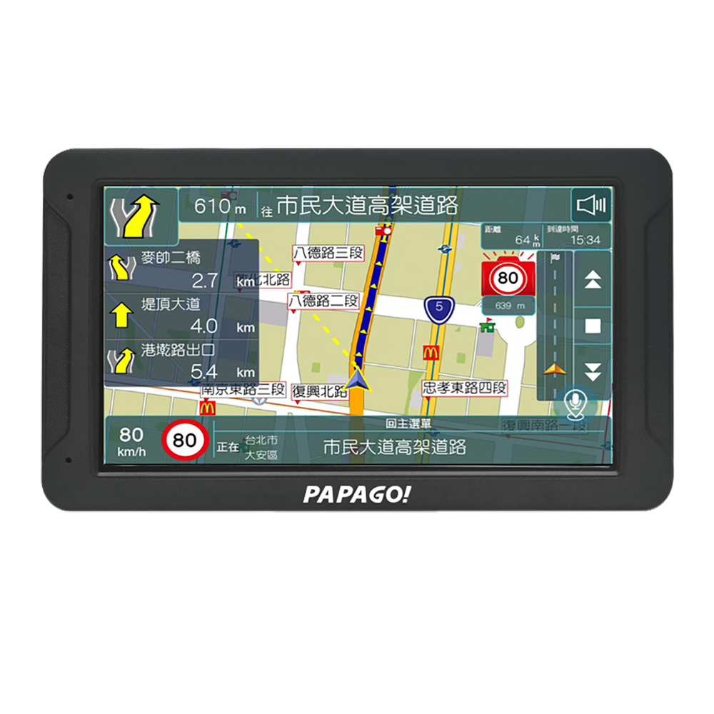 【PAPAGO!】WayGo!880 7吋多功能Wi-Fi聲控導航平板(車麗屋)