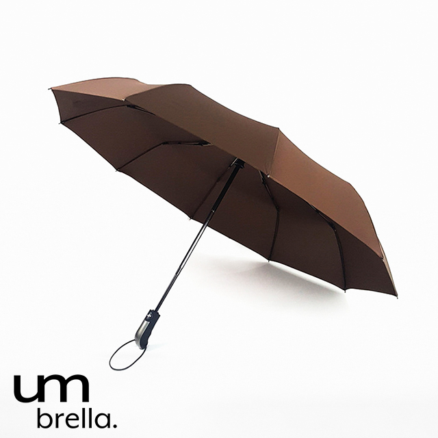 【輕量款-拿鐵】10骨 超大傘面自動傘 一鍵自動開收傘 摺疊傘 雨傘 折傘