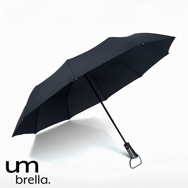 【輕量款-經典黑】10骨 超大傘面自動傘 一鍵自動開收傘 摺疊傘 雨傘 折傘