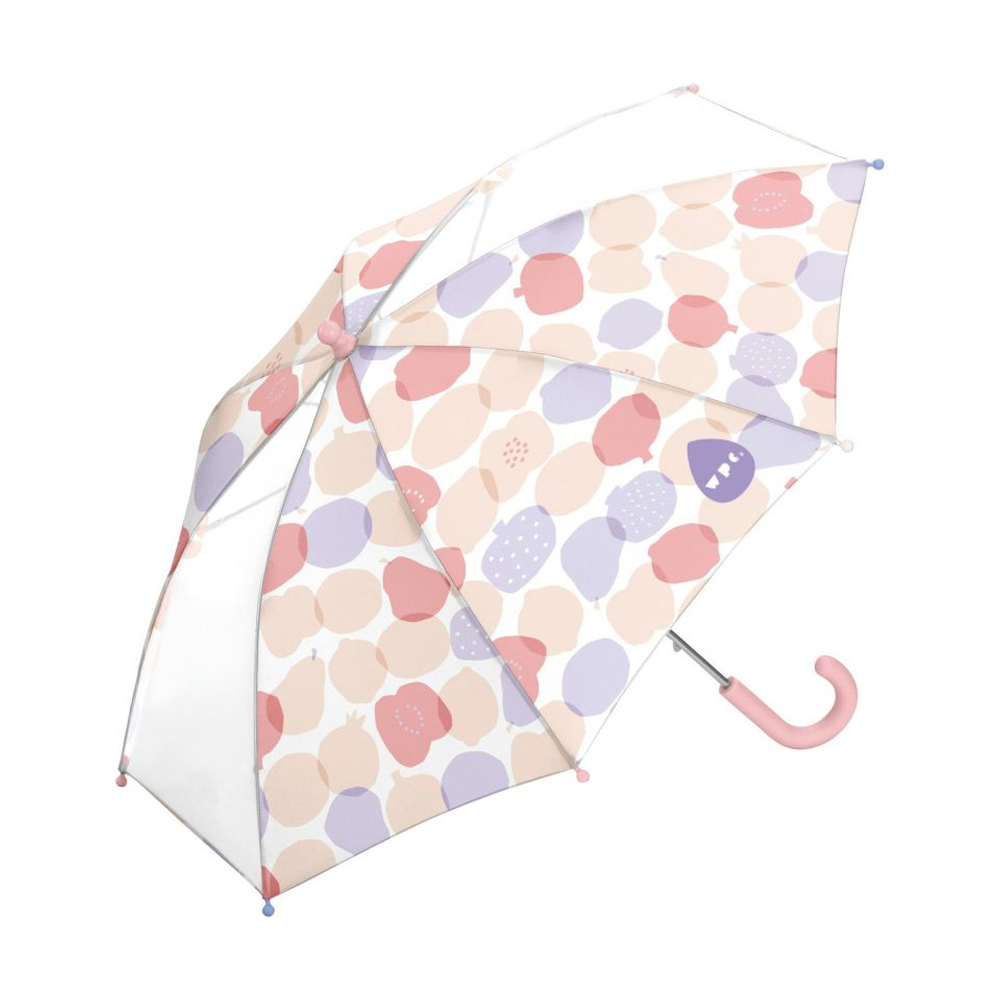 日本WPC W065 水果王國 兒童雨傘 透明視窗 安全開關傘