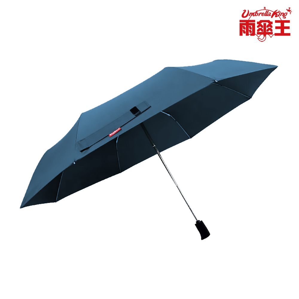 雨傘王 BigRed 將將好-灰藍 自動折疊傘 抗風 超潑水 摺疊 雨傘 終身免費維修