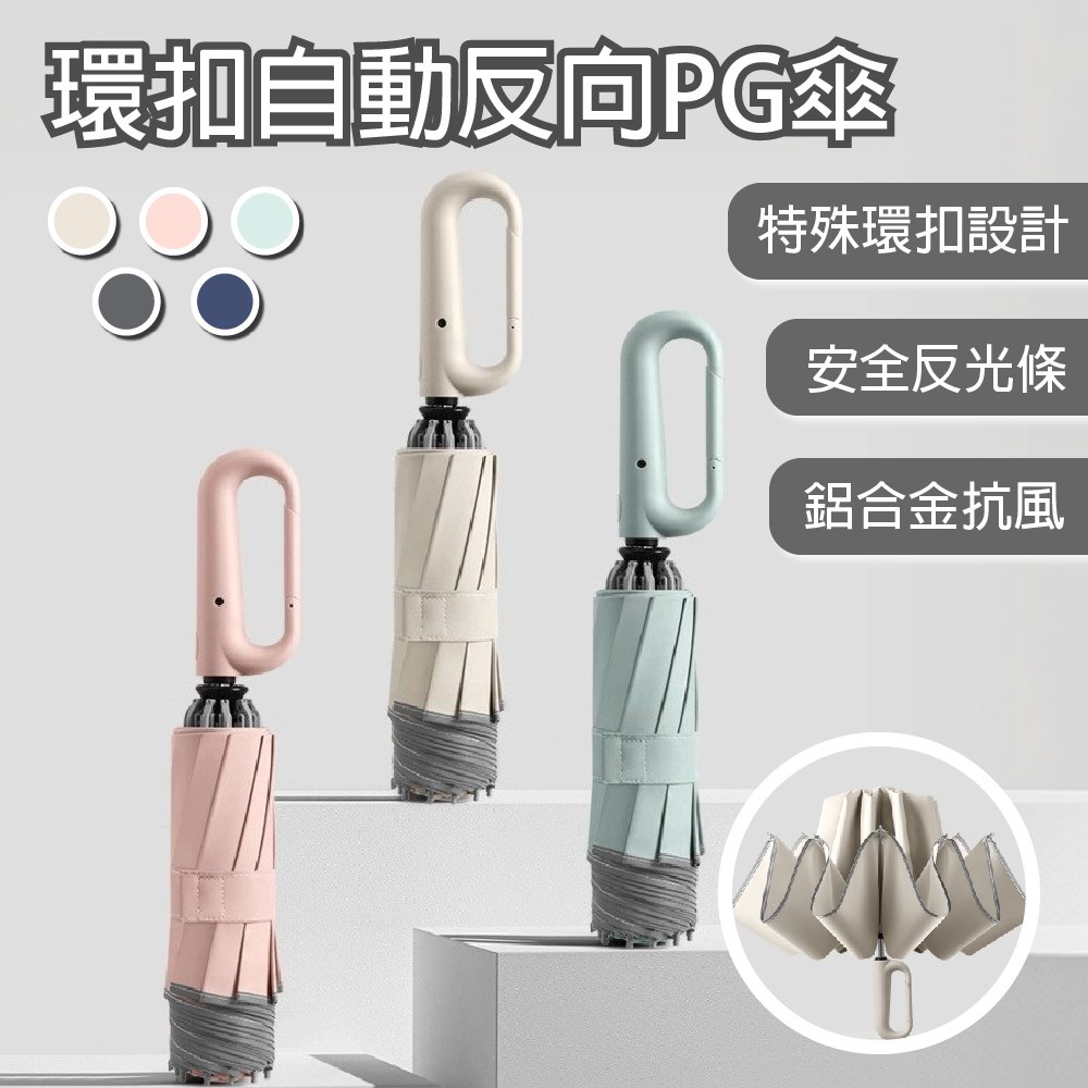 10骨環扣自動反向PG傘