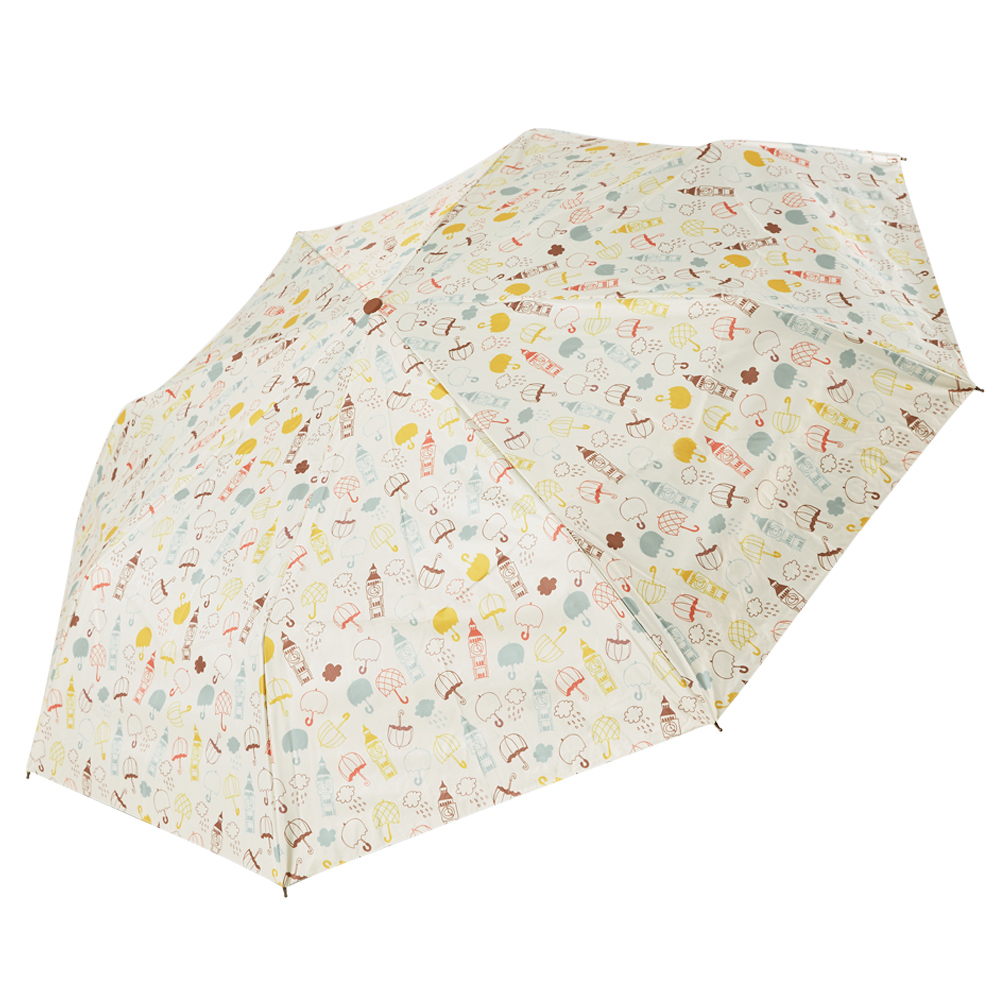RAINSTORY雨傘-倫敦雨景抗UV加大省力降溫自動傘