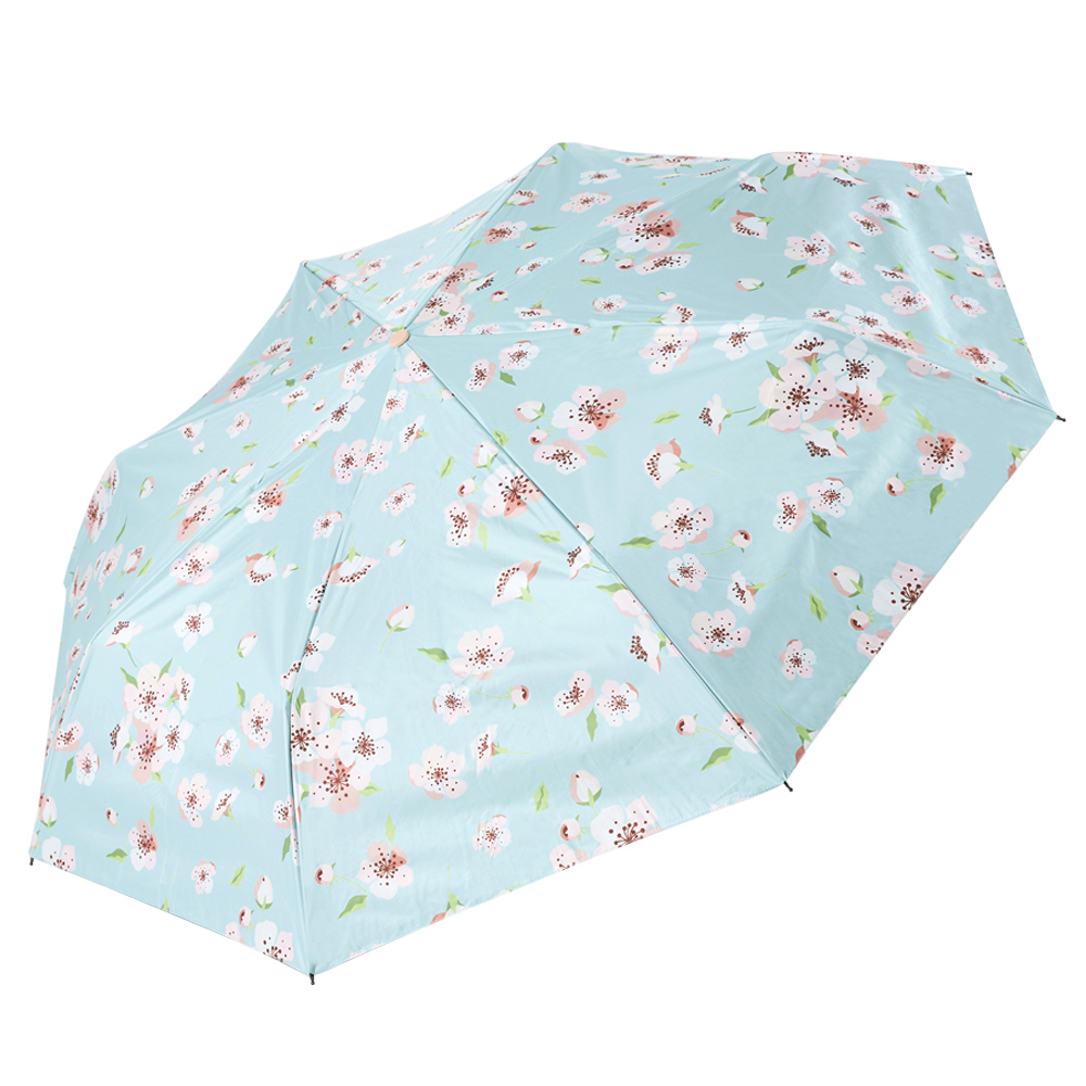 RAINSTORY雨傘-和風櫻花抗UV加大省力降溫自動傘