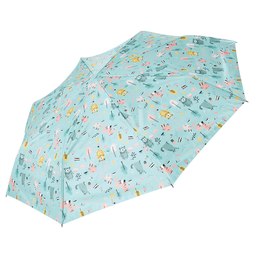 RAINSTORY雨傘-森林派對抗UV加大省力降溫自動傘