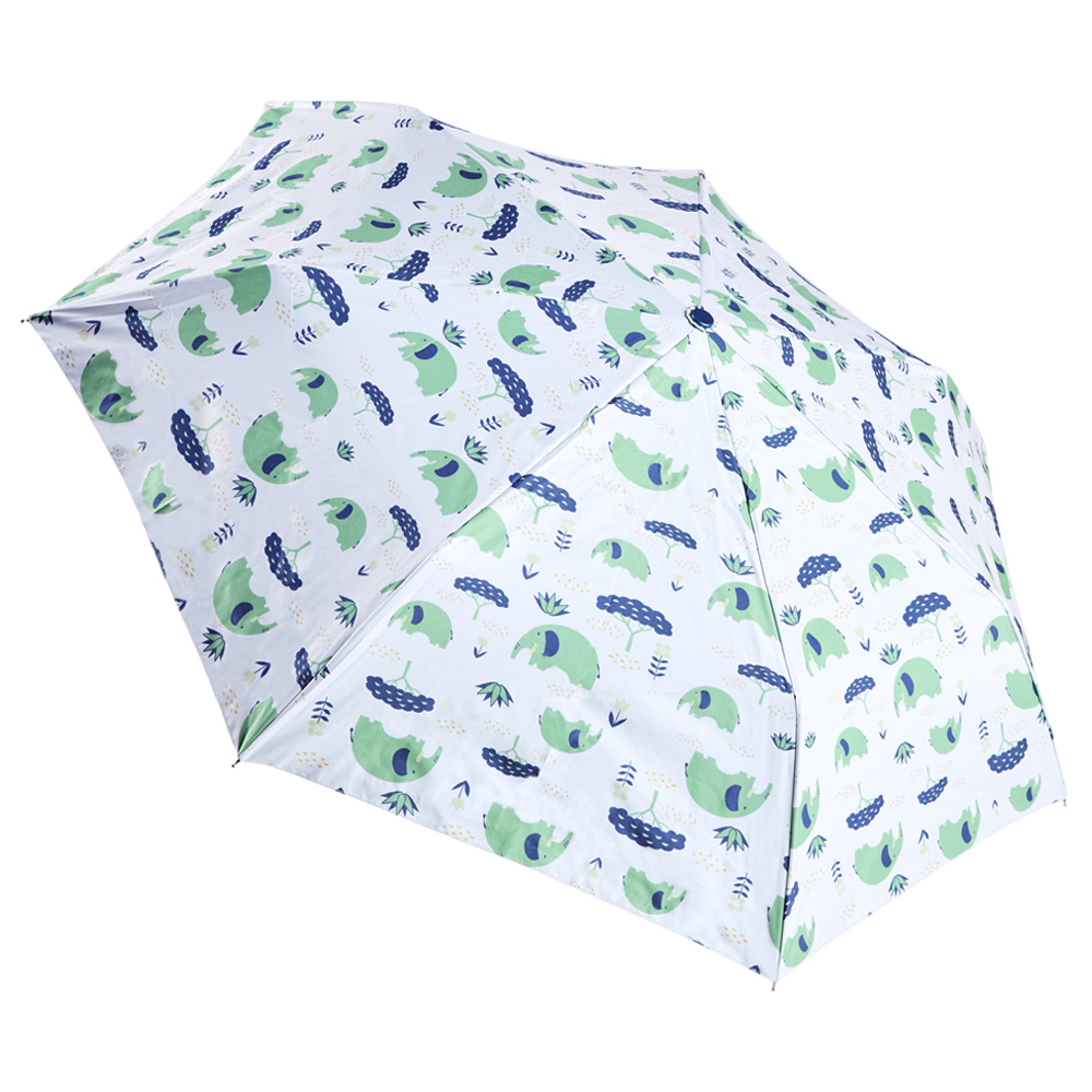 RAINSTORY雨傘--8°降溫凍齡個人加大自動傘(漫步抹茶象)