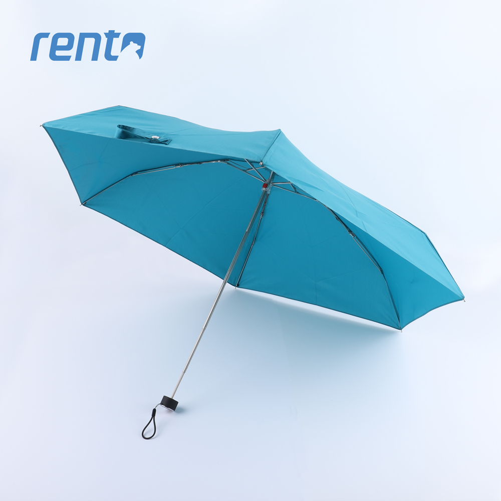 【rento】MINI不鏽鋼環保紗晴雨傘_青綠