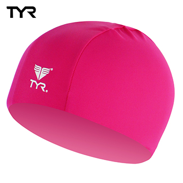 美國TYR 成人萊卡泳帽 Lycra Swim Cap Pink
