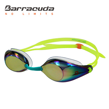 美國巴洛酷達Barracuda成人競技電鍍防霧泳鏡-LIQUID WAVE-＃91510