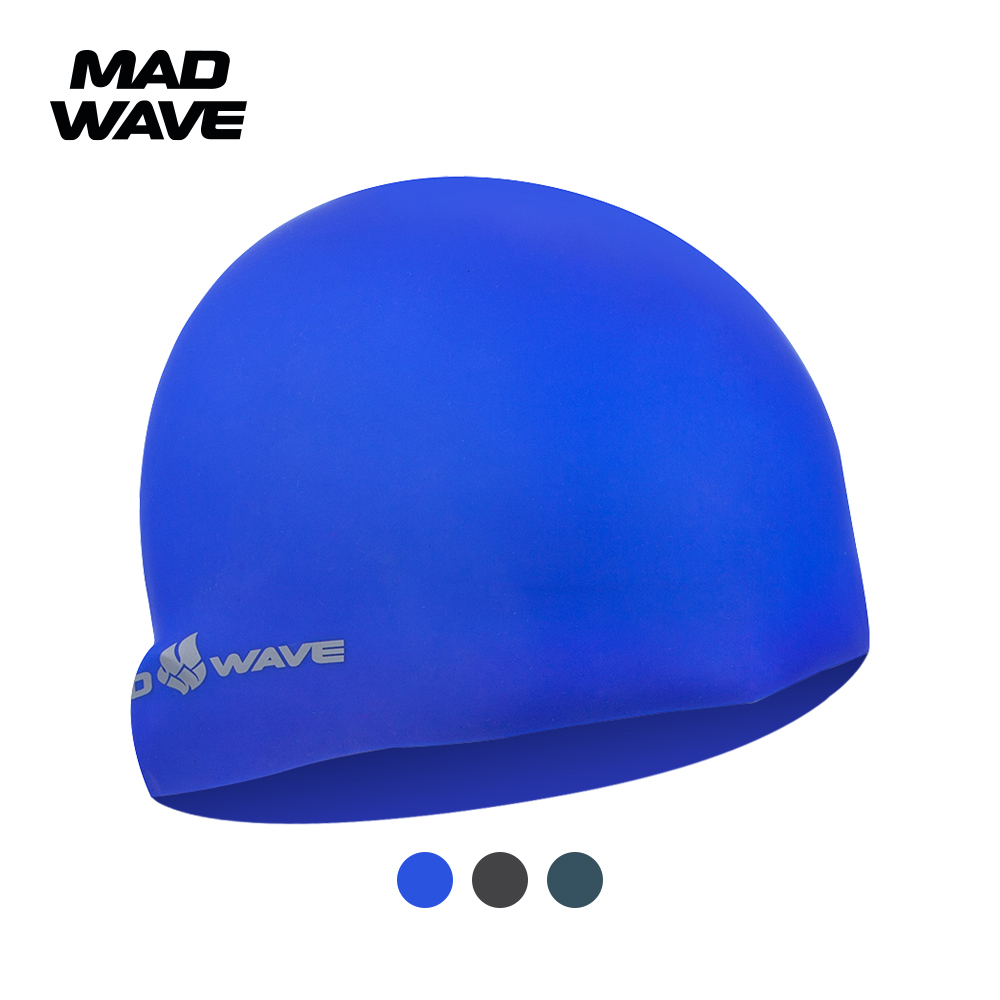 俄羅斯MADWAVE成人加大舒適矽膠泳帽INTENSIVE BIG