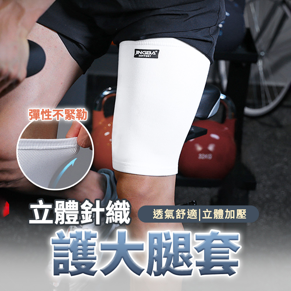 【SP維恆運動】專業護大腿 護腿 護腿套 立體加壓防護 四面彈力 人體工學設計