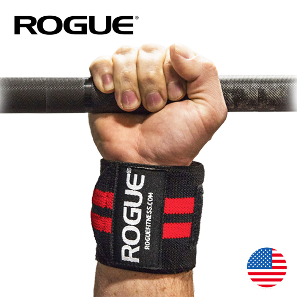 美國 ROGUE 健身護腕 18吋 重訓護腕1對2入(重訓 舉重 蹲舉硬舉)