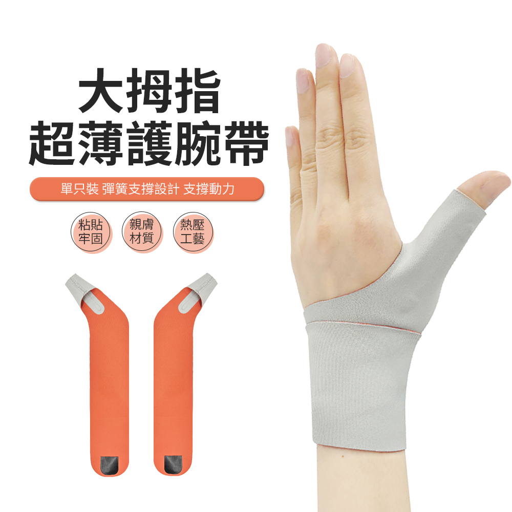 PABO 輕薄加壓大拇指護腕 手腕腱鞘護具 運動護腕帶 單入