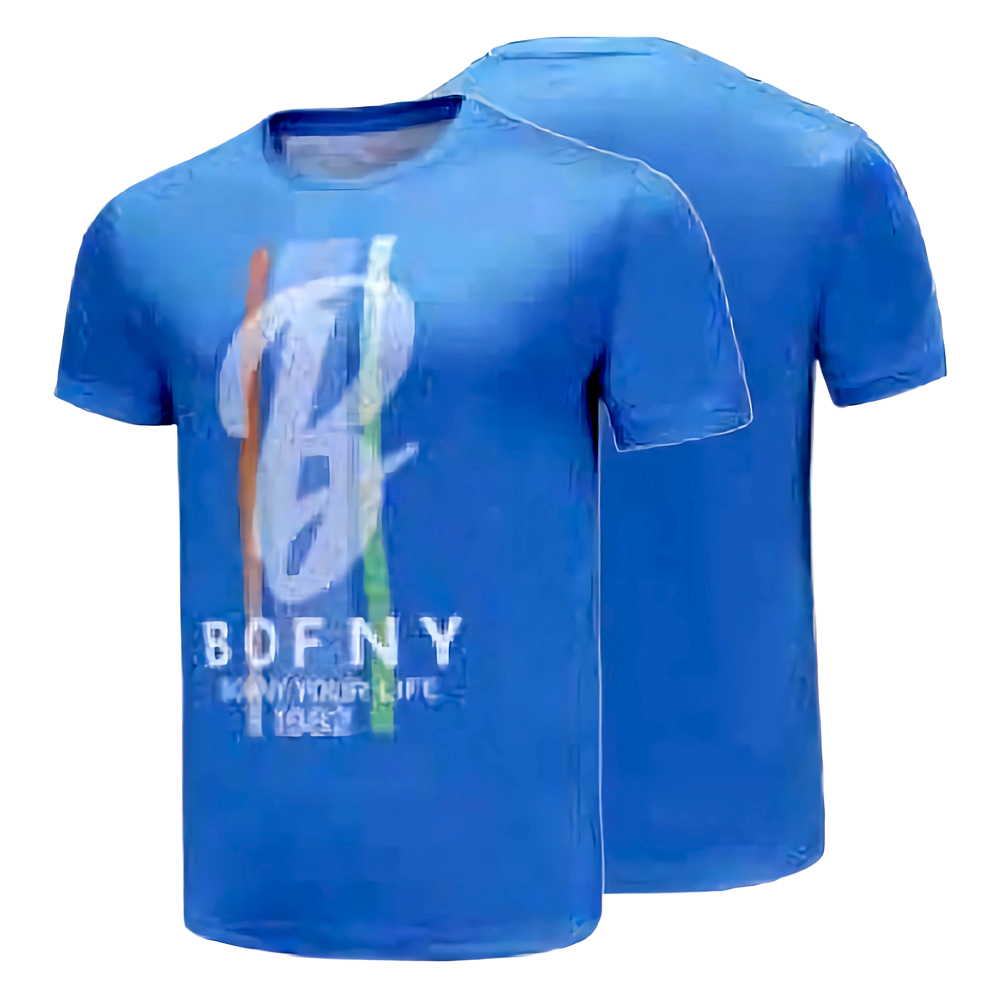 【Bonny波力】中性運動圓領衫-藍色 S-XXL