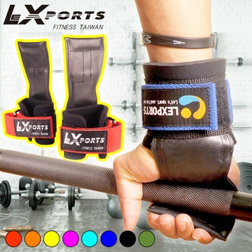 LEXPORTS Power Gripps FIT 皮革專業重訓拉力帶/助力帶