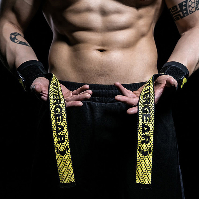 FitterGear 健身舉重引體向上臥推訓練輔助帶 黑黃
